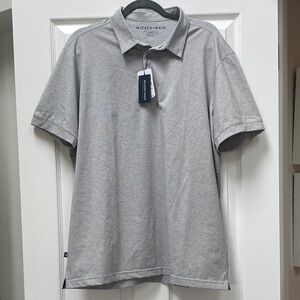 Mizzen+Main Gray Polo Shirt